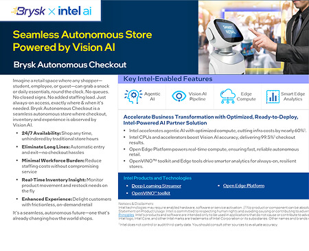 Brysk Autonomous Checkout