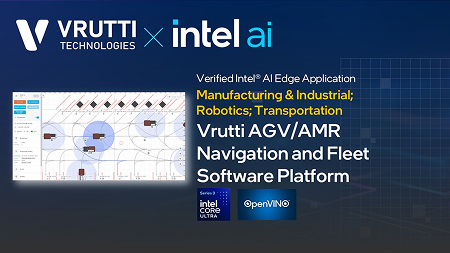Vrutti AGV AMR Navigation and Fleet Software Platform